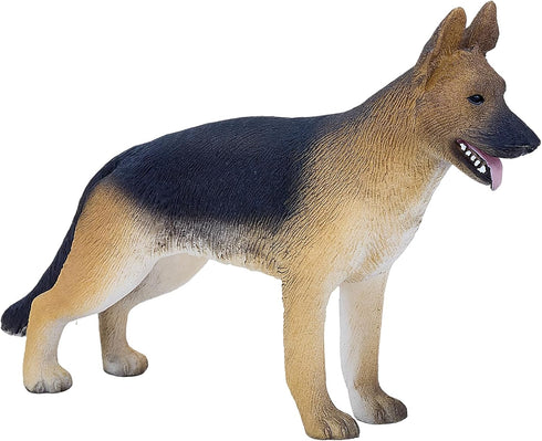 MOJO Realistic German Shepherd Hand Painted Domesticated Animal Toy Figurine