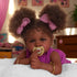 JIZHI 22 Inch Reborn Baby Dolls - Lifelike Soft Body Realistic Newborn Gift for Kids Age 3