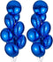 18" Blue Round Shaped Mylar Foil Balloons, Pack of 20 for Birthday Party Wedding Baby Shower Decorations
