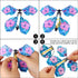 Outee 10 Packs Flying Butterfly Card Surprise, Wind Up Butterfly Gift Toy for Teacher Appreciation and Xmas Gifts