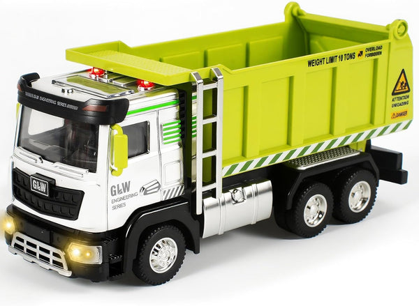 Voicinlili Dump Truck Toy for Boys-1:40 Simulation Model, Educational Construction Toys with Realistic