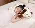 25.6 inch 5 lbs Cow Weighted Stuffed Animal Large Plush Toy Pillow Cute Kawaii Gifts for Kids Adults