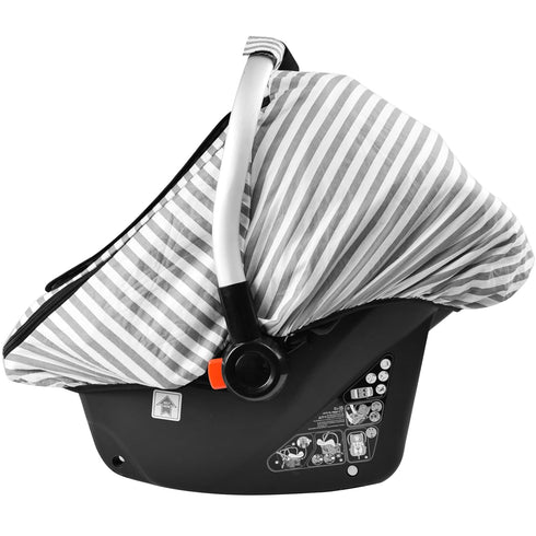 Vaxaape Print,Summer Car Seat Covers for Babies,Baby Car Seat Cover for Boys Girls,Windproof Infant Carseat