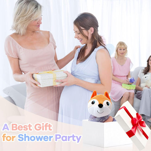Car Seat Toys for Newborns, Stroller Toys for 0-6 Months with Music Rattles and Teether for Boys Girls