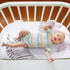 4 Rtteri Pcs Baby Bassinet Sheets Soft Fitted for Baby Boys Girls Soft Cotton Animals Bassinet Sheet Cover Safe Comfort