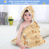 Pigsaly 30 30 Golden Retriever Dogs Hooded Baby Towel Cute Gold Puppy Baby Bath Towel Unisex Toddlers Hooded Towels