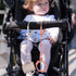 Toy Straps for Baby Silicone Pacifier Clips Adjustable Stretchable Teether Straps for Strollers, High Chair, BPA Free