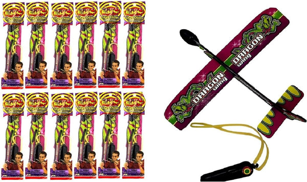 Glider Flying Slingshot Plane Toy (Pack of 12), Pinata Filler Party Favors, Play Foam Airplanes for Kids & Adults