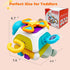 Montessori Busy Cube for Toddlers - Car Travel Toys Activity Cube, Educational Birthday Gifts for 18+ Months