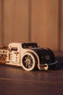 Wood Trick Hot Rod Wooden Model Car Kit, Rides up to 32 Feet, 3D Wooden Puzzles for Adults and Kids