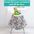 Mumma's High Chair Food Catcher for Babies & Toddlers, Wipeable & Washable | Little Helpers (Rainbows)