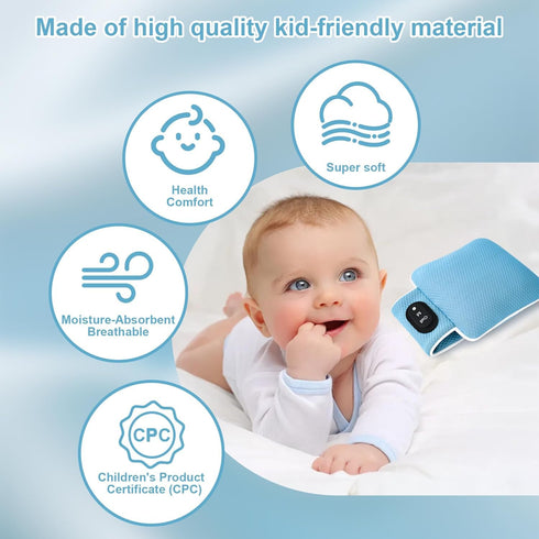 SNOVVI 3 90M Baby Vibrating Soother,Baby Patter for Sleep,Rechargeable Baby Sleep Soother Pad with Vibration Modes