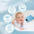 SNOVVI 3 90M Baby Vibrating Soother,Baby Patter for Sleep,Rechargeable Baby Sleep Soother Pad with Vibration Modes