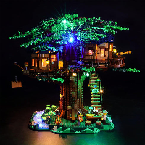 LIGHTAILING Light Set for Ideas Tree House Building Blocks Model - LED Light Kit Compatible with Lego 21318 (Model Not