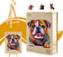 300 13.6 12.5in Wooden Puzzles for Adults - Advanced Bulldog Wood Puzzle, Unique Shape Wooden Jigsaw Puzzles