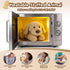Dog Stuffed Animals, Microwavable Stuffed Animal Adorable Fluffy Puppy Plush for Warmth, Heatable Coolable Lavender