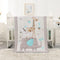 Wowelife Elephant Crib Bedding Set Gray, Premium 3-Piece Baby Bedding Set Elephant,