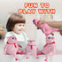CHEROSIN 2Pack Cute Squishy Pig for Kids and Adults - of Sensory Stress Relief Pig Squeeze Toys to Anxiety, Funny