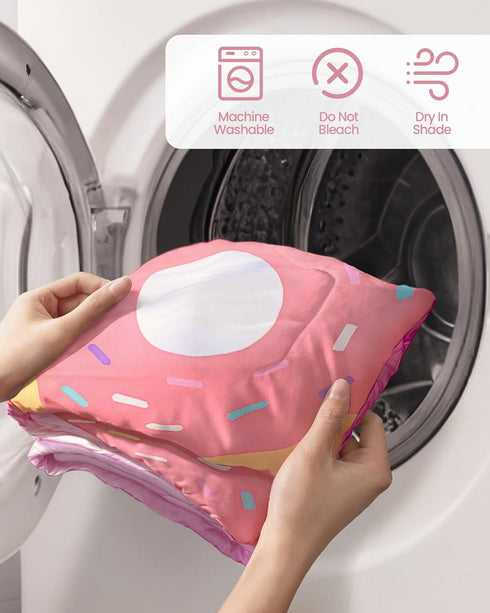 4-in-1 Tummy Baby Play Mat & Baby Play Gym,Baby Girl Play Mat Activity Gym, Pink Donut Time Mat for Babies