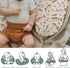 Fishing Baby Nursing Pillow Covers for Boy Girl Freshwater Fishes Lures Nursing Slipcovers for Breastfeeding Pillows