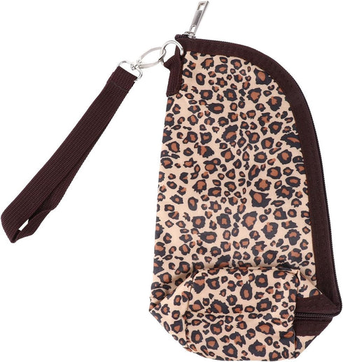 Insulated Waterproof Oxford Cloth Feeding Bottle Pouch with Leopard Print for Travel