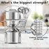 12Pcs Playset 3 Kids Pretend Play Kitchen Accessories Toy Stainless Steel Metal Pots and Pans with Rack Mud Kitchen