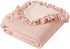 Konssy Flounce Muslin Baby Blanket for Girls Boys, 100% Cotton Soft Crib