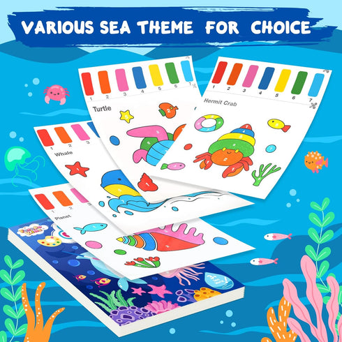 Paint with Water Coloring Books for Kids, Watercolor Painting Paper Activities for Boys & Girls Ages 3-8