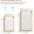 Pack Pack Meracorallo Muslin Mini Crib Sheet, n Play Fitted Sheet, Soft and Breathable and Play Playard Mattress Sheet