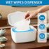 Eiszhjk Wipes Dispenser Compatible with Cottonelle Flushable, Refillable Wet Wipes Container, Wipe Holder Keeps Wet
