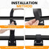 DALQUIS 7PCS 2X 360 5X Stroller Hanging Hooks Kit, Degree Rotating Walker Hook and Pram Buggy Clips for Diaper Bag