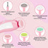 DEVKI Trimmer Glopole Baby Nail File with Light - Safe Electric Nail Clippers Kit for Newborn Infant Toddler Kids Toes