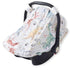 ZJMCAJY 3 1) Baby Car Seat Cover, Infant Carrier Canopy for Boys Girls with Two Way Zipper Windproof Modes with Extra