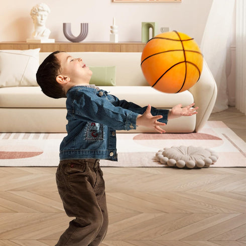 11.8", 3D OurHonor Basketball Pillow, Basketball Plush Basketball Stuffed Animal, Fluffy Cute Stuffed Sports Ball