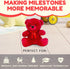Grandma Smiley's Plush Best Friends Red Teddy Bear Stuffed Animal, 9-inch Hypoallergenic for Christmas, Baby Shower