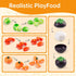 Zero Zoo 240Pcs Set Kids Mini Play Kitchen Accessories, Play Pans, Pots, Cookware with Desserts, Cuttable Veggies & BBQ
