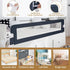 (71", BABY JOY Bed Rails for Toddlers, Extra Long, Swing Down Safety Bed Guard for Convertible Crib, Folding Baby