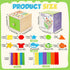1 1-3 12-18 Montessori Wooden Toddler Toys for Year Old, Fine Motor Skills Toys for Year Old, Month Baby Educational
