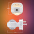 GE Color-Changing Swivel LED Night Light, Plug-in Dusk to Dawn Sensor, Rotating Ambient Lighting Projector for Kids