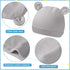 Zhanmai Winter Gray Knit Sleeping Bag Blanket with Hat & Mittens