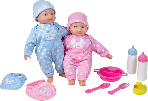 Lissi 11" Twin Baby Dolls