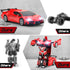 3-5 6-8, 2.4GHz, 360 1:16 Headlight,3-8 Qumcou Transform Remote Control Car, RC Cars for Boys Age One-Button Transform