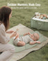 Vegan Leather Baby Changing Pad with Travel Change Mat - Complete Bundle
