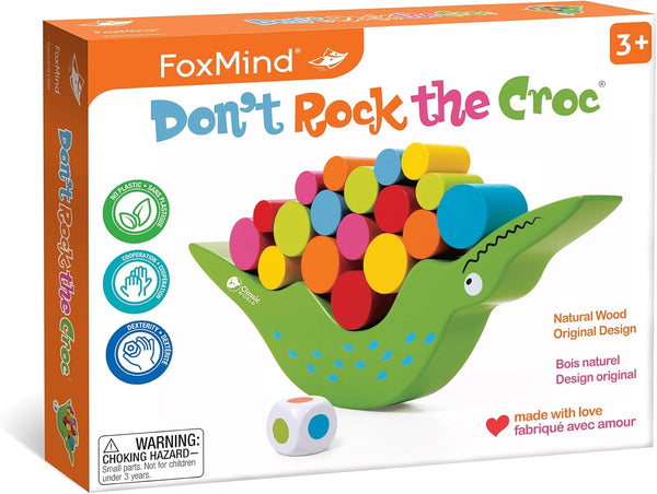 FoxMind Games Don't Rock The Croc, Toddler Boy Girl Games, Kids Games