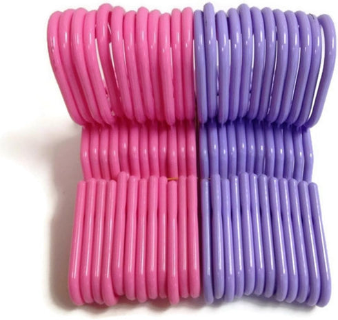 12 Pink and 12 Lavender Plastic Hangers for 18 Inch Dolls - Fits 18 Inch Doll Clothes