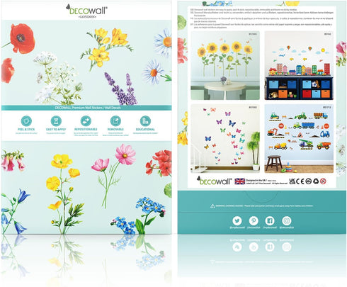 DECOWALL DS2-8038 Little Birds Kids Wall Stickers, Peel and Stick Removable Wall Decals for Kids Nursery Bedroom (Small)
