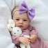 18 Inch 3+ SCOM Realistic Reborn Baby Dolls - Real Life Baby Girl, Lifelike Baby with Anatomically Correct, Newborn