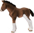 3+ Schleich Farm World, Farm Animal Horse Toys for Kids and Toddlers, Clydesdale Foal Figurine, Ages