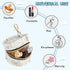 PYBUG Bow Round Pacifier Storage Case, Polyester & TPU Lined with Hook Buckle, Pacifier Container Box for Baby, Fashion
