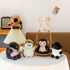ABEARCAR 6" Cute Monkey Stuffed Animal Plush Soft Monkey Stuffed Animals Plushies Toy Christmas Valentine's Day